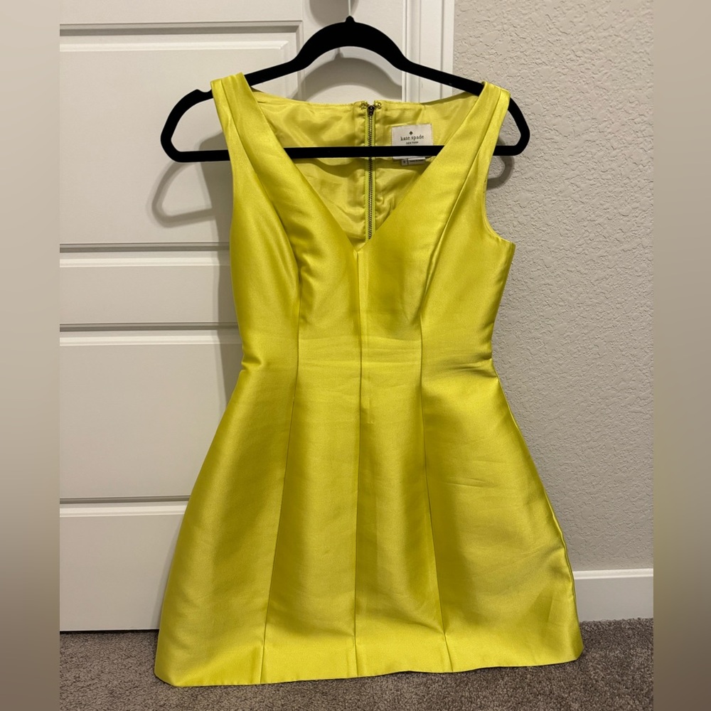 Kate Spade Structured Silk Mini Dress
